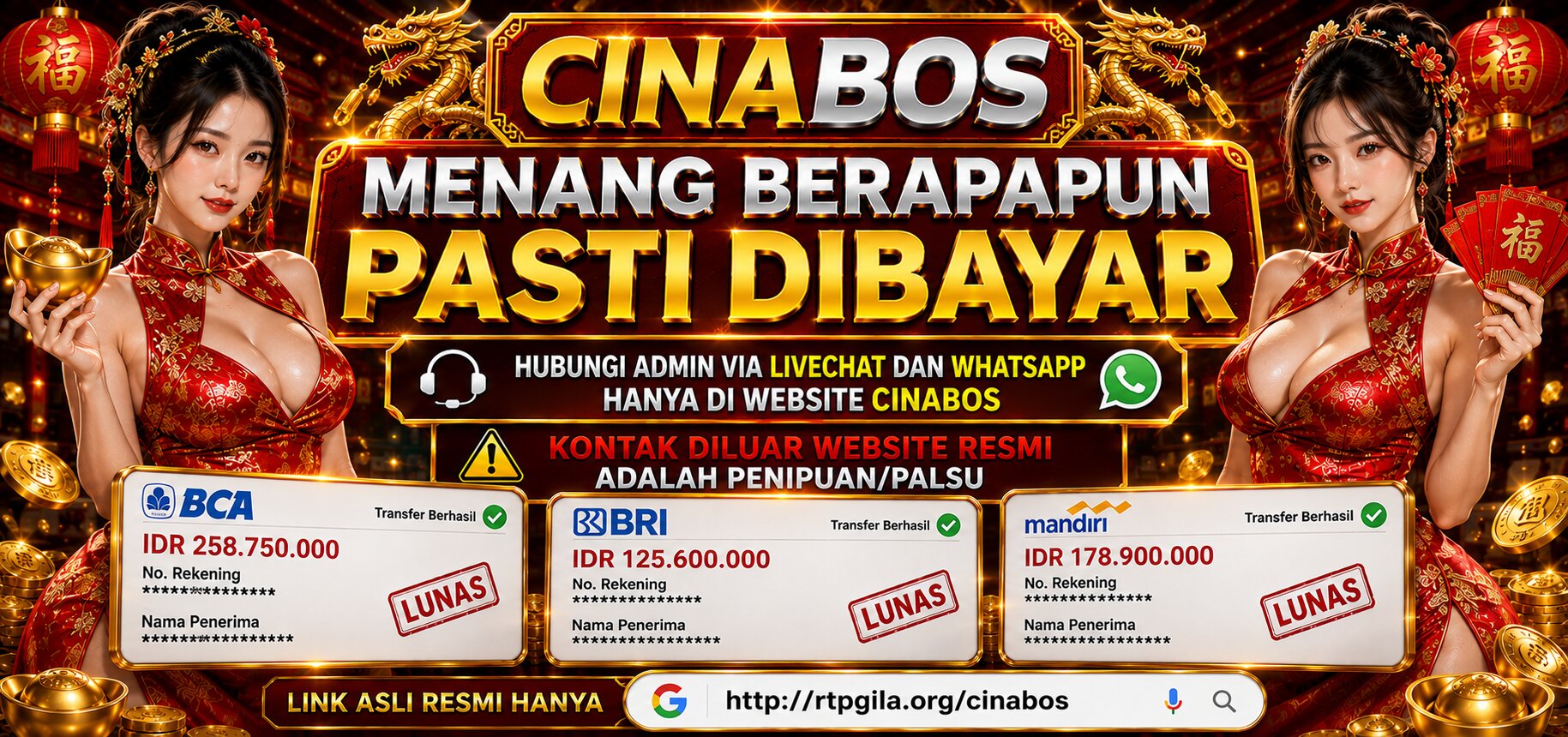 PASTI DIBAYAR CINABOS